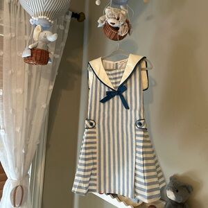 The Catalina – Girl Sailor Dress by Balloony (100% Cotton, 2Y–4Y)